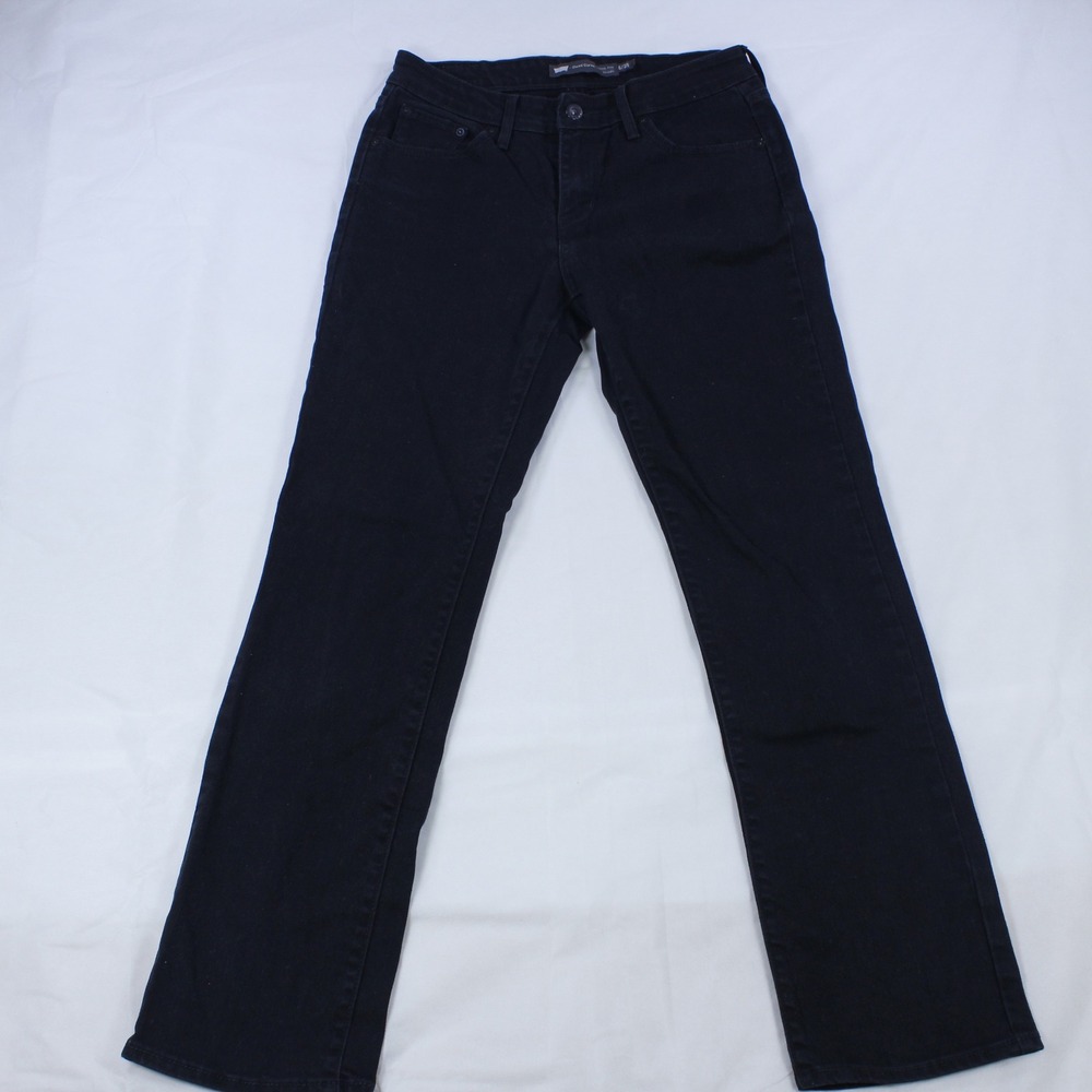 Levi's Demi Curve Straight Leg - Women's Black Jeans - Size 6